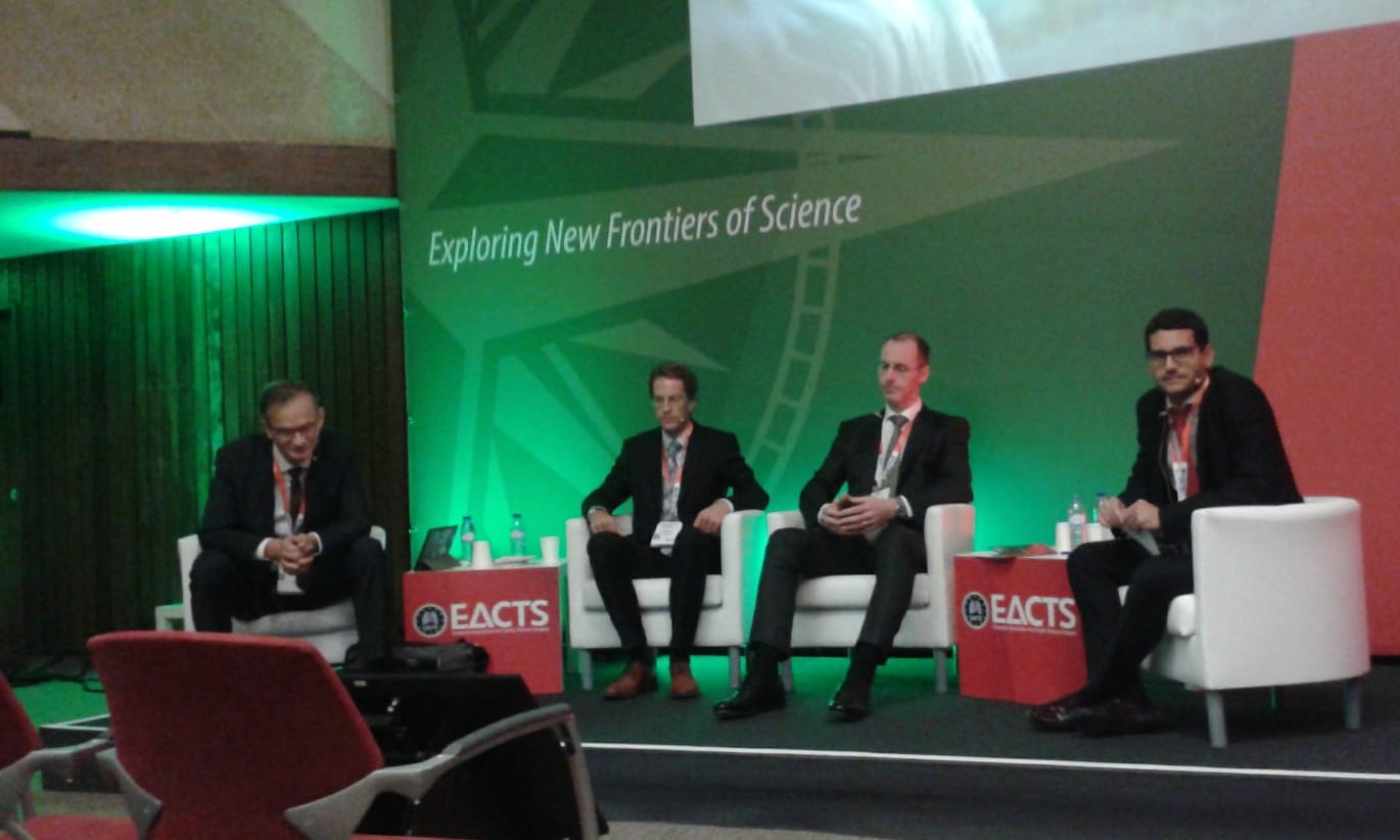 El Dr. Glez. Rocafort moderador del 33rd EACTS Annual Meeting